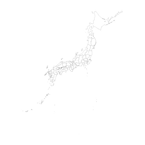 日本の地図のイラスト ただ絵 Net 無料 商用可 Aiファイルも取り扱う フリーイラストサイト