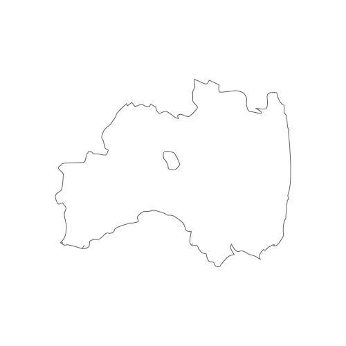 東北地方・福島県の地図